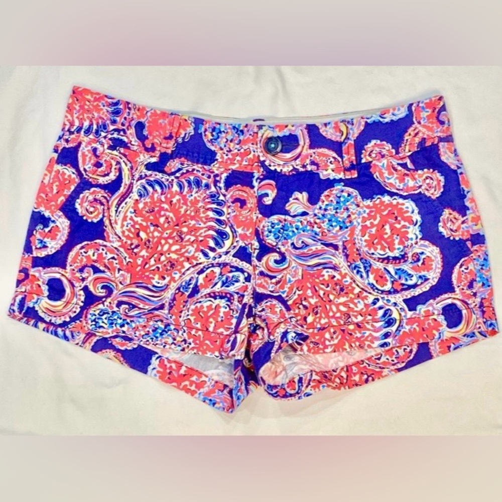 Lilly Pulitzer Walsh Shorts For the Halibut 4 - Sz